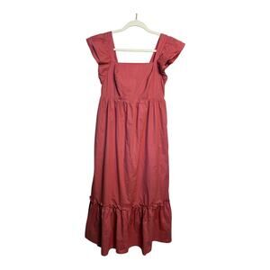 Donna Morgan Women's‎ Size 4 Pink Babydoll Maxi Sundress